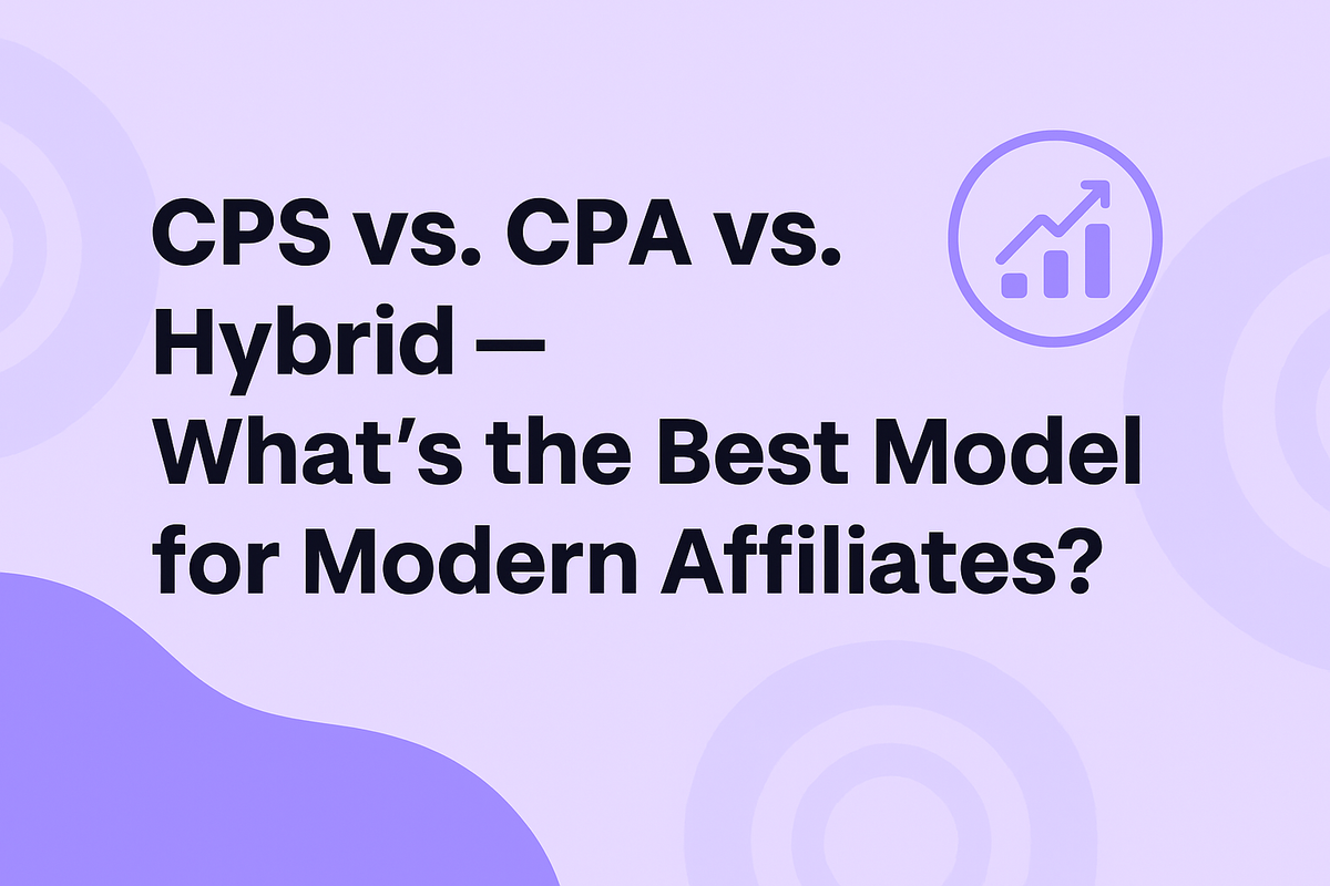 CPS vs. CPA vs. Hybrid — What’s the Best Model for Modern Affiliates?